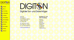 Desktop Screenshot of digiton.de